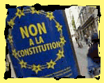 Nein zur EU-Verfassung - französisches Plakat